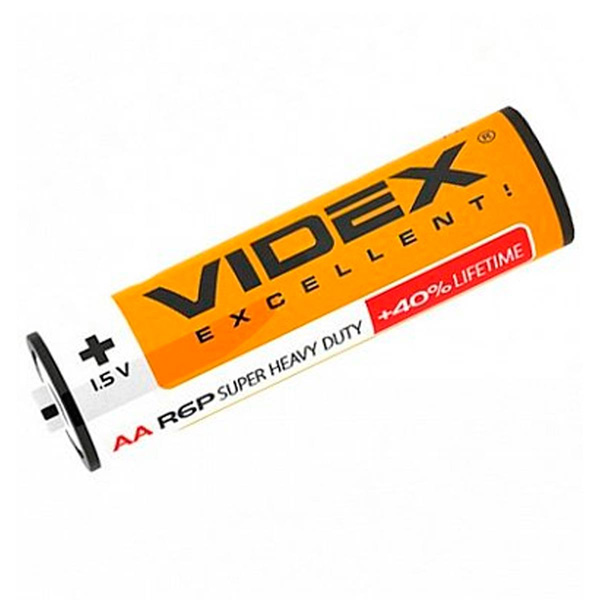 Батарейка Videx R6 пальчик (4шт/40уп/1200ящ) 55025 фото 1