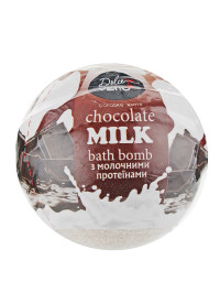 Бомба для ванн з протеїнами молока "CHOCOLATE MILK" 75 г Бомба для ванн з протеїнами молока "CHOCOLATE MILK" 75 г