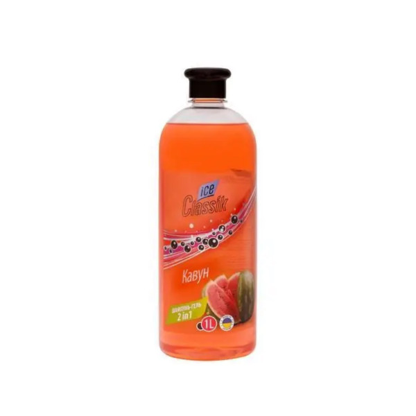 Шампунь-гель 2in1 Ice Сlassik Кавун TM "ICE BLIK", 1л 49843 фото 1
