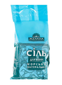 Сіль для ванн морська натуральна "Желана" 1 кг