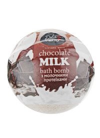 Бомба для ванн с протеинами молока "CHOCOLATE MILK" 75 г Dolce Vero Бомба для ванн с протеинами молока "CHOCOLATE MILK" 75 г Dolce Vero