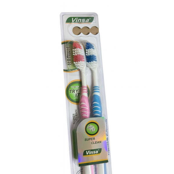 Зубні щітки Vinsa Toothbrush, 2шт 56540 фото 1