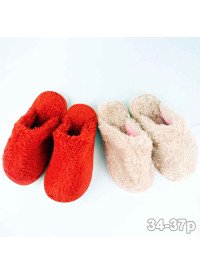 Капці ВТК пухнасті мікс дитячі (34-37 р.) 61786 фото