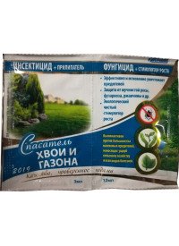 Спасатель хвои и газона (инсектицид+стимулятор роста+фунгицид+прилипатель) 3+12 мл
