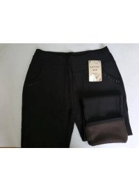 Лосини термо жіночі батал темні асорті "Ластівка" 6XL (58р) 28545 фото
