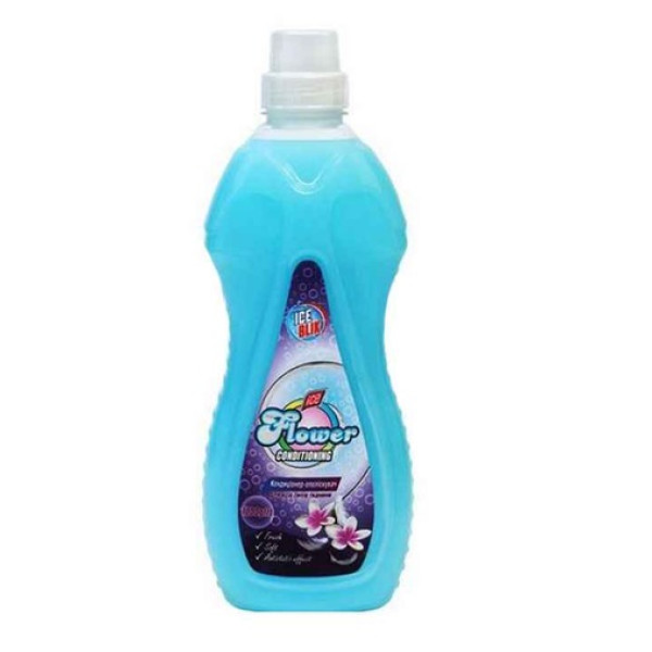 Кондиціонер-ополіскувач "FLOWER", TM "ICE BLIK" (блакитний), 1 л 49810 фото 1