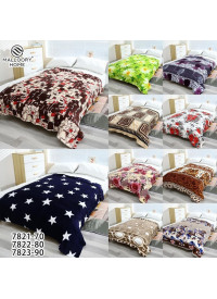Плед мікрофібра Malloory home колір мікс 150 x 200 см