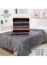 Плед полоска Шарпей Mellory home колір мікс в сумці 200 x 230 см