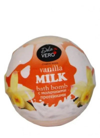 Бомба для ванн с протеинами молока "VANILLA MILK" 75 г