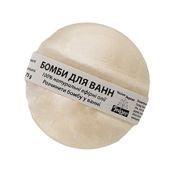 Бомба для ванн гейзер "Чайное дерево", 75 г 45133 фото 1