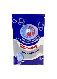 Засіб для відбілювання та видалення плям кисневмісний Whitening 200 г TM "ICE BLIK" 50723 фото