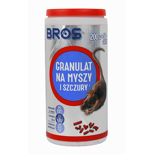 Гранули від мишей та пацюків Bros 250 г 62363 фото 1