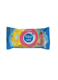Серветка волога Aqua Baby Baby з вітамінами 15 шт (120шт\ящ) фото