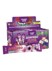 Добриво для петуній/сурфіній і пеларгоній "Чистий лист" (100 г)
