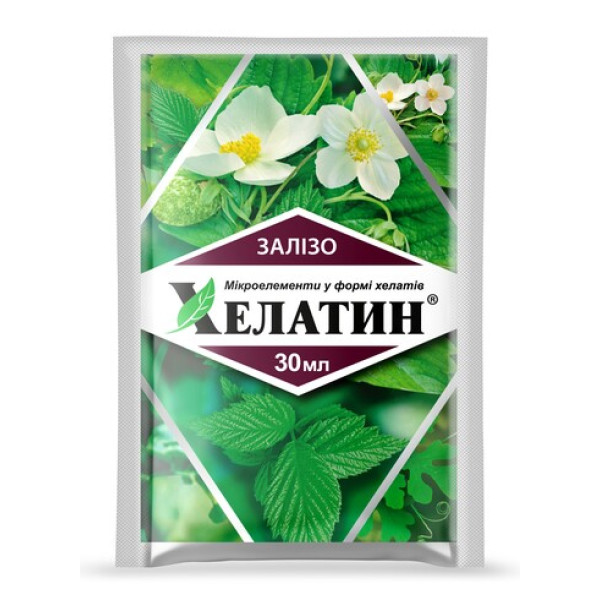 Хелатин - Залізо 30 мл Кіссон (10шт/уп/100ящ) 74293 фото 1
