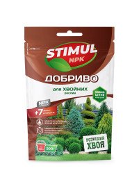 Удобрение Stimul NPK для хвойных растений 200 г 64433 фото