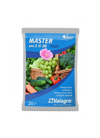 Мастер 3+11+38 Valagro 20г мінеральне комплексне добриво