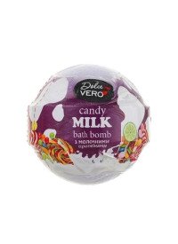 Бомба для ванн с протеинами молока "CANDY MILK" 75 г Dolce Vero