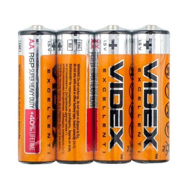 Батарейка Videx R6 154 фото 1