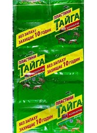Пластини від комарів "Тайга" (