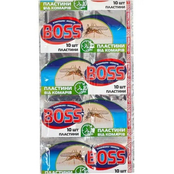Пластини від комарів "BOSS" 52614 фото 1
