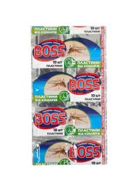 Пластины от комаров "BOSS" Пластины от комаров "BOSS"