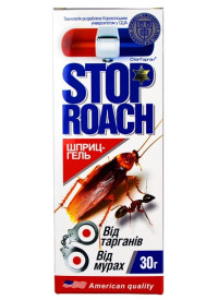 Шприц-гель от тараканов и муравьев "Stop Roach", 30 г
