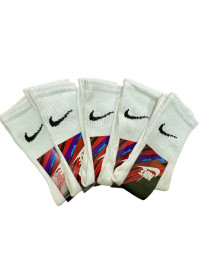 Шкарпетки чоловічі Nike білі високі (40-45р) (12пар/уп)