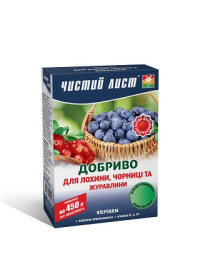 Добриво Чистий лист 300 г (для лохини / чорниці / журавлини)