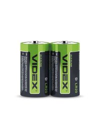 Батарейка щелочная Videx LR20/D "SHRINK", 2 шт. 60334 фото