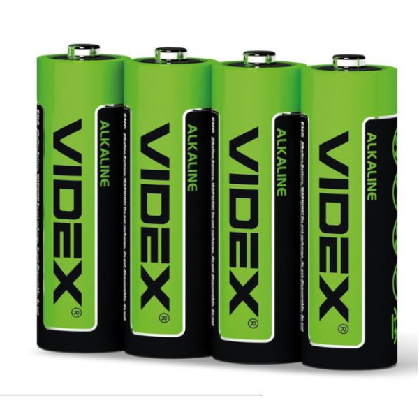 Батарейка щелочная Videx LR6/AA "SHRINK", 4 шт. 60335 фото 1