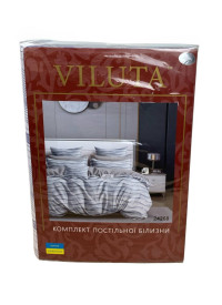 Постельное белье "Viluta" ранфорс хлопок, дизайн в асорт. (200х230 см)