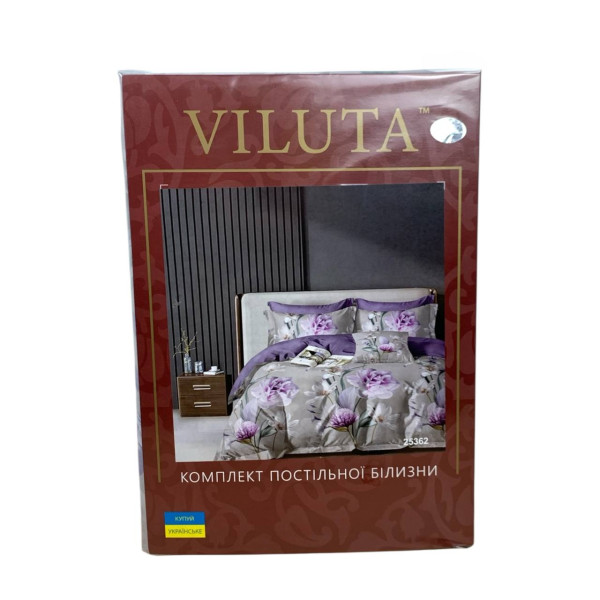 Постельное белье "Viluta" ранфорс хлопок, дизайн в асорт. (150х200 см) 66109 фото 1