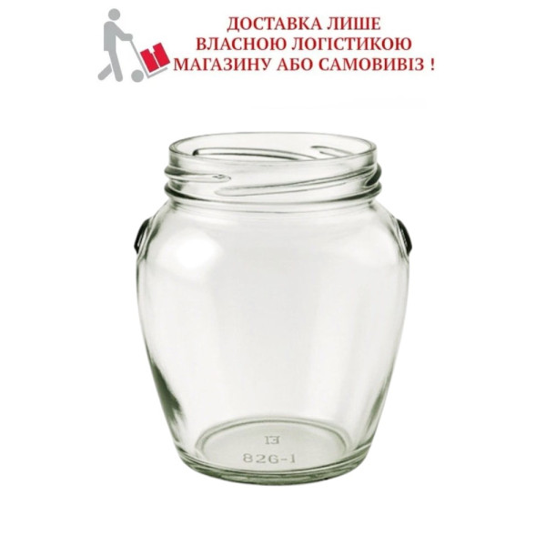 Банка стеклянная Евро 0,58 л (кувшин), 12 шт/уп 69171 фото 1