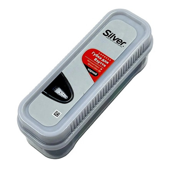 Губка для взуття Silver чорна 31080 фото 1