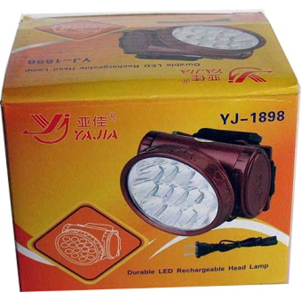 Фонарик YJ 1898, 13 LED, налобный 48890 фото 1