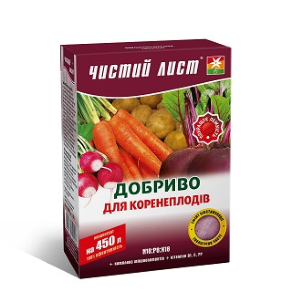 Добриво сухе для коренеплодів Чистий лист 300 г 5635 фото 1