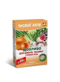 Удобрение Чистый лист 300 г (для лука / чеснока / пряных трав)