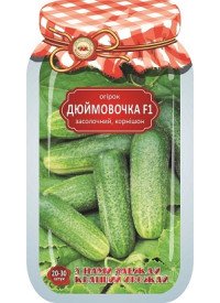 Дражированный огурец Дюймовочка F1 самоопыляемый 13622 фото