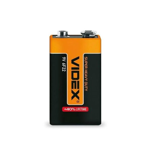 Батарейка Крона Videx 9V 9566 фото 1