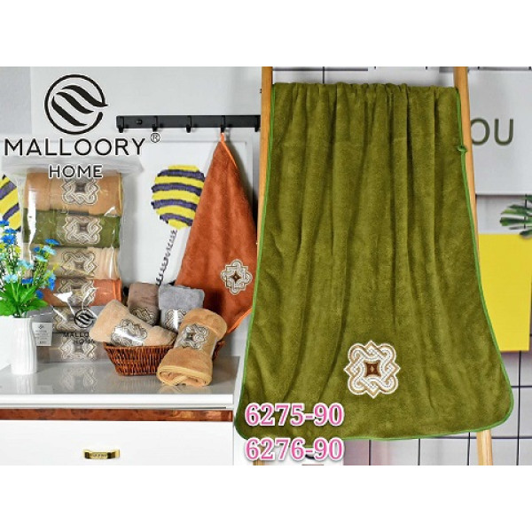 Рушник мікрофібра для обличчя (50х100см) "Malloory Home" 40807 фото 1