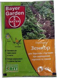 Гербицид Зенкор 100 г 5836 фото