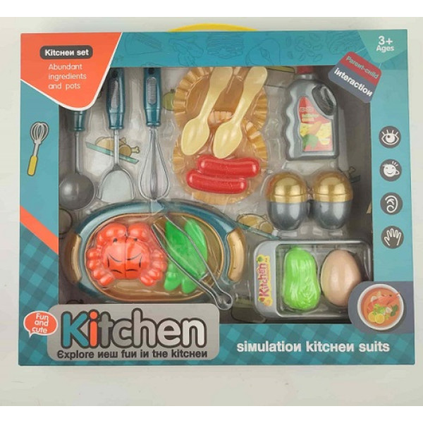 Продукти та посуд в коробці 106А 48856 фото 1