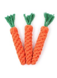 Игрушка канатик морковка 23231-22-35 210g