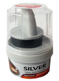 Крем для обуви Silver 50мл, коричневый