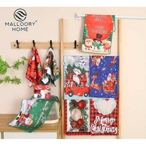 Полотенце Mellory Home кухонный, микрофибра, новогодний, 35*75см 71503 фото 1