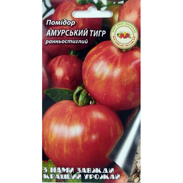 Помидор Амурский тигр 0.1 г (Кращий урожай) (20шт / уп) (800 шт / ящ) 28850 фото 1