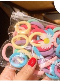 Резинка микрофибра пастельная 50 шт.