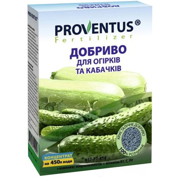 Добриво для огірків і кабачків Proventus 300 г 51106 фото 1