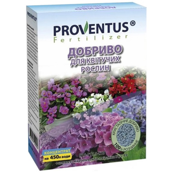Удобрение для цветущих растений Proventus 300 г 51107 фото 1